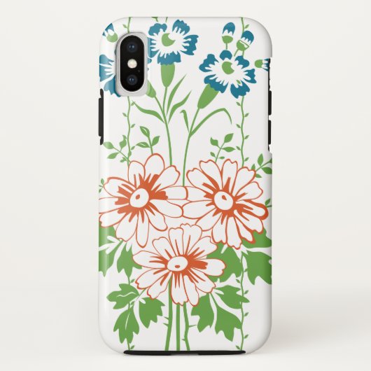 Coques Case-Mate iPhone Papier peint baroque Bouquet de fleurs... (Dos)