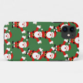 Coques Case-Mate iPhone Papier peint de Noël Père Noël (Dos (Horizontal))