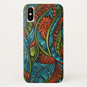 Coque Case-Mate Pour iPhone Papier peint ethnique abstrait