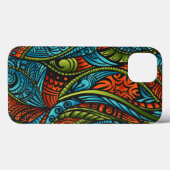Coques Case-Mate iPhone Papier peint ethnique abstrait (Verso (horizontal))