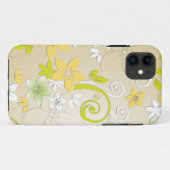 Coques Case-Mate iPhone Papier peint fleurs 3 (Dos (Horizontal))
