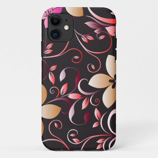 Coques Case-Mate iPhone Papier peint fleurs 7 (Dos)
