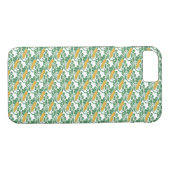 Coques Case-Mate iPhone Papier peint floral Art Nouveau Green Buttcup (Dos (Horizontal))