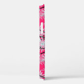 Coques Case-Mate iPhone Papier peint floral asiatique rétro. (Verso / Droite)