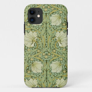 Case-Mate iPhone Case Papier peint floral bleu Pimpernel de William Morr