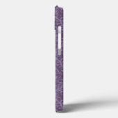 Coques Case-Mate iPhone Papier peint floral pourpre 2 (Verso / Gauche)