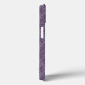 Coques Case-Mate iPhone Papier peint floral pourpre 2 (Verso / Droite)