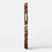Coques Case-Mate iPhone Papier peint floral sans charme dans un style Art  (Verso / Droite)