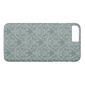 Coques Case-Mate iPhone Papier peint floral vert (Dos (Horizontal))