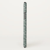 Coques Case-Mate iPhone Papier peint floral vert (Dos/Droite)