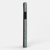 Coques Case-Mate iPhone Papier peint floral vert (Dos/Droite)