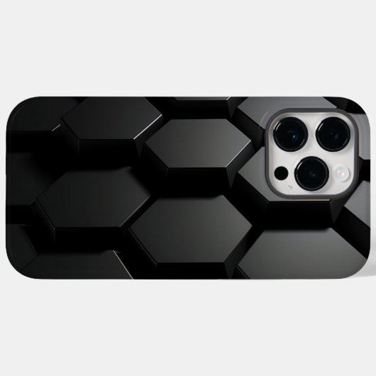 Coques Case-Mate iPhone Papier peint Hexagon (Verso (horizontal))