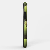 Coques Case-Mate iPhone Papier peint jaune du base-ball (Dos/Droite)