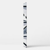 Coques Case-Mate iPhone Papier peint numérique gris et noir (Verso / Droite)