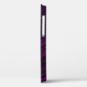 Coques Case-Mate iPhone Papier peint numérique violet et blanc (Verso / Gauche)