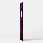 Coques Case-Mate iPhone Papier peint numérique violet et blanc (Verso / Droite)