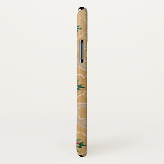 Coques Case-Mate iPhone Papier peint Rose français antique (Dos/Droite)