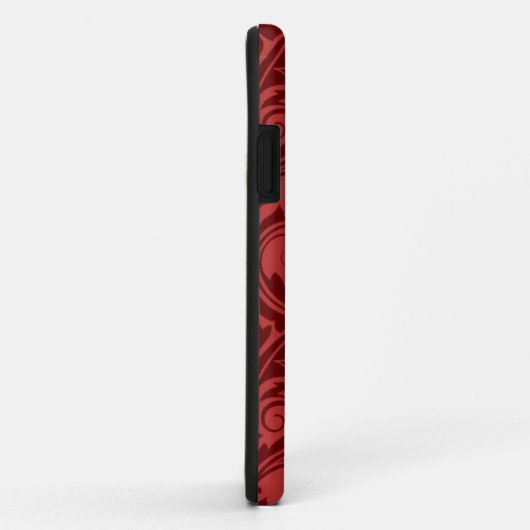 Coques Case-Mate iPhone Papier peint rouge (Dos/Droite)