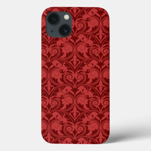 Coques Case-Mate iPhone Papier peint rouge (Verso)