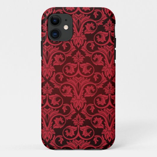 Coques Case-Mate iPhone Papier peint rouge 2 (Dos)