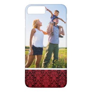 Coque iPhone 8 Plus/7 Plus Papier peint rouge 2 de photo faite sur commande