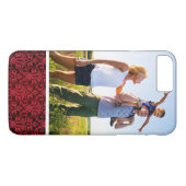Coques Case-Mate iPhone Papier peint rouge photo personnalisé 2 (Dos (Horizontal))