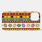 Coques Case-Mate iPhone Papier peint tribal, design artistique ethnique. (Verso (horizontal))