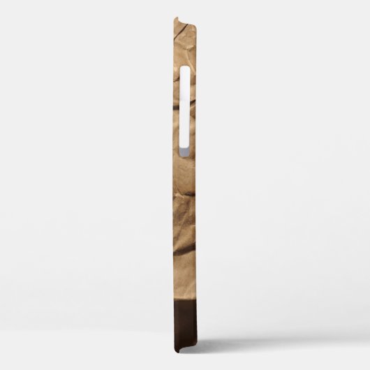 Coques Case-Mate iPhone Papier Recyclé : Texture écologique. (Verso / Gauche)