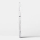 Coques Case-Mate iPhone Papier ridé blanc texture mignonne (Verso / Gauche)