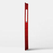 Coques Case-Mate iPhone Papier rouge rubis brillant (Verso / Gauche)