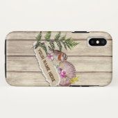 Coques Case-Mate iPhone Papier tordu rustique Peinture à huile de bois Per (Dos (Horizontal))