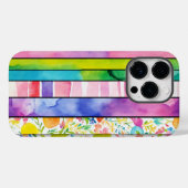 Coques Case-Mate iPhone Papiers numériques aquarelles dynamiques pour (Verso (horizontal))