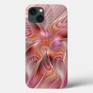 Coques Pour iPhone Papillon Abstrait coloré Imaginaire Fractal Art