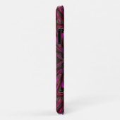 Coques Case-Mate iPhone Papillon Abstrait Rose Chaude, Rouge et Bleu Tripp (Dos/Droite)