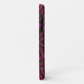 Coques Case-Mate iPhone Papillon Abstrait Rose Chaude, Rouge et Bleu Tripp (Dos/Gauche)