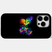 Coques Case-Mate iPhone Papillon arc-en-ciel (Verso (horizontal))