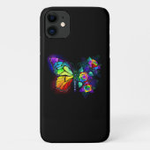 Coques Case-Mate iPhone Papillon arc-en-ciel (Dos)