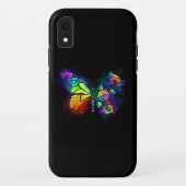 Coques Case-Mate iPhone Papillon arc-en-ciel (Dos)