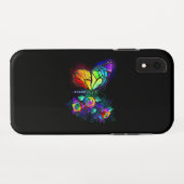 Coques Case-Mate iPhone Papillon arc-en-ciel (Dos (Horizontal))