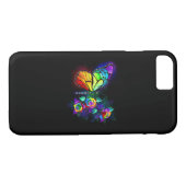 Coques Case-Mate iPhone Papillon arc-en-ciel (Dos (Horizontal))