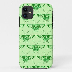 Etui iPhone Case-Mate Papillon Art déco stylisé - vert émeraude