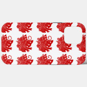 Coques Case-Mate iPhone Papillon asiatique Japonais Conception Kamon (Verso (horizontal))