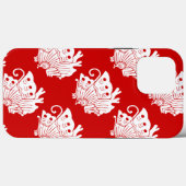 Coques Case-Mate iPhone Papillon asiatique Japonais Conception Kamon (Verso (horizontal))