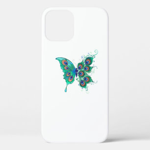 Case-Mate iPhone Case Papillon aux plumes de paon vert