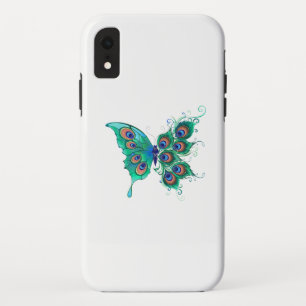 Case-Mate iPhone Case Papillon aux plumes de paon vert