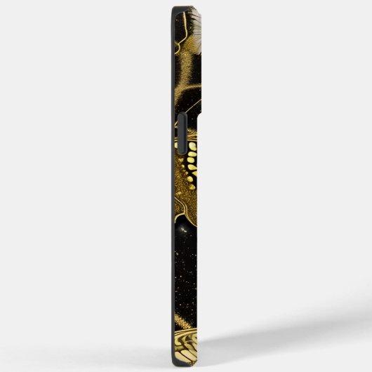 Coques Case-Mate iPhone Papillon avec nom personnalisé (Verso / Droite)