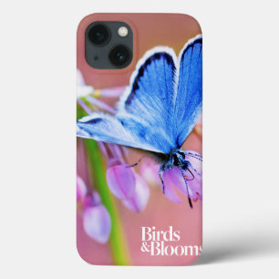 iPhone 13 Coque Papillon azuré