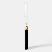 Coques Case-Mate iPhone Papillon blanc noir d'or (Verso / Gauche)