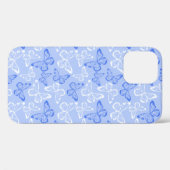Coques Case-Mate iPhone Papillon Bleu (Verso (horizontal))