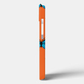 Coques Case-Mate iPhone Papillon Bleu (Verso / Gauche)
